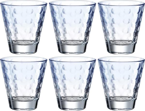 LEONARDO Gläser-Set OPTIC, Glas, 215 ml, 6-teilig