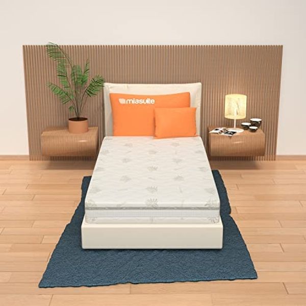 miasuite i sogni italiani Matratze 85x200 Höhe 21 cm, Memory - Medizinprodukt, Abziehbar, Aloe Vera| Deluxe