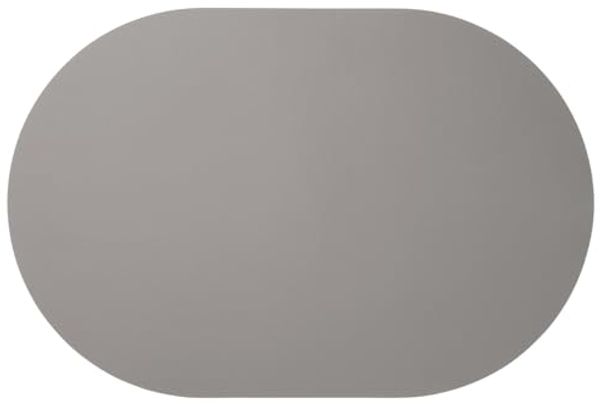 ASA Leather Optic Cement Tisch-Set oval 49,5x33 cm