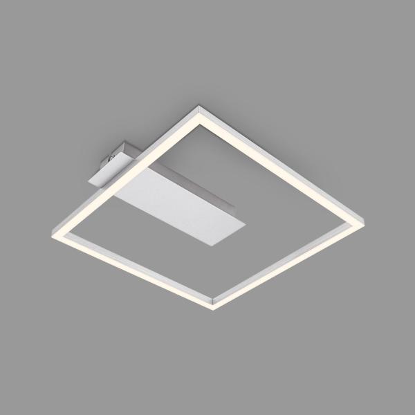 BRILONER - LED Deckenlampe Frame, LED Deckenleuchte mit warmweißer Lichtfarbe, 12W Lampe, Wohnzimmerlampe, Schlafzimmerlampe, 320x300x50 mm (LxBxH)