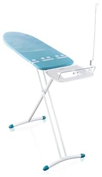 Leifheit Bügelbrett Bügeltisch AirBoard Express M Solid, Bügelfläche 38.0x120.0 cm, Höhenverstellbar, Bügelfläche 120 x 38 cm, auch für Dampfstationen