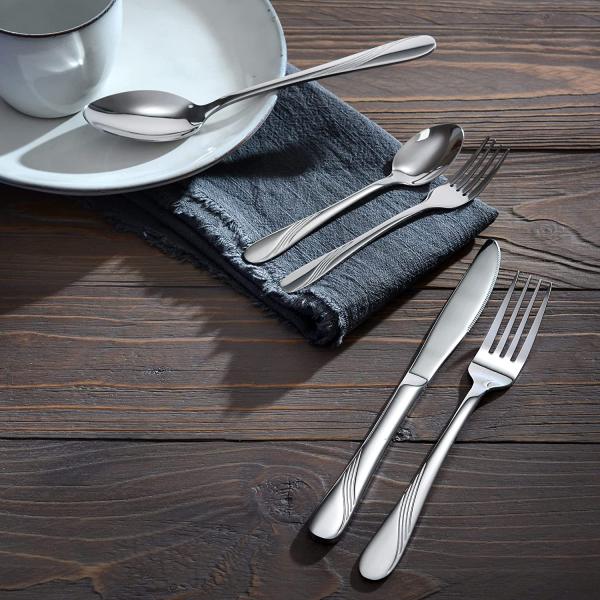 Gräwe Tafelbesteck 24-tlg., Edelstahl silber Bild 6