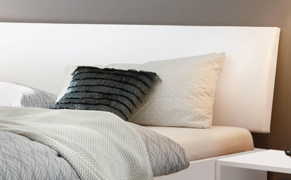 Hasena Trento Pesaro Massivholzbett 120x200 Buche weiss deckend, lackiert 25 Bild 5