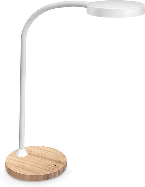 CEP LED Tischleuchte FLEX Silva, Eichen/weiß