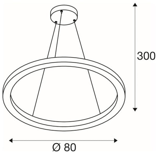 SLV 1002912 ONE 80 DALI Indoor LED Pendelleuchte weiß CCT Bild 2