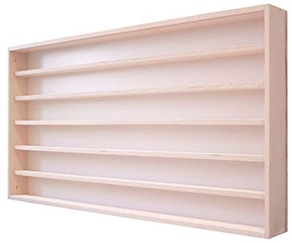 V110.6 Sammlervitrine Holz / 6 Fächer 110 cm x 58 cm x 8,5 cm
