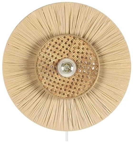 Wandlampe YAAPI Papier Natürlich