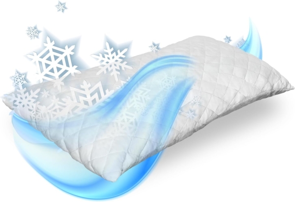 CloudComfort Basic Gel-Flocken Kopfkissen 40 x 80 cm Bild 3