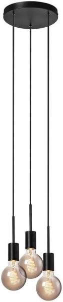 Nordlux Skandinavische Leuchten PACO 3-Pendel E27 Schwarz, 2112063003
