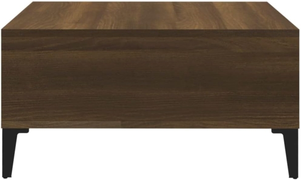 Couchtisch Braun Eichen-Optik 60 x 60 x 30 cm Spanplatte [813169] Bild 5