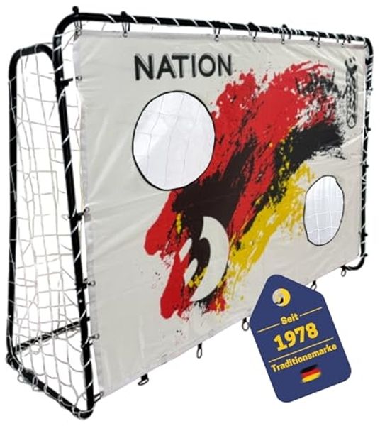 Best Sporting Fußballtor 11066 Torwand "Nation D" mit 2 Schusslöchern 193 x 150