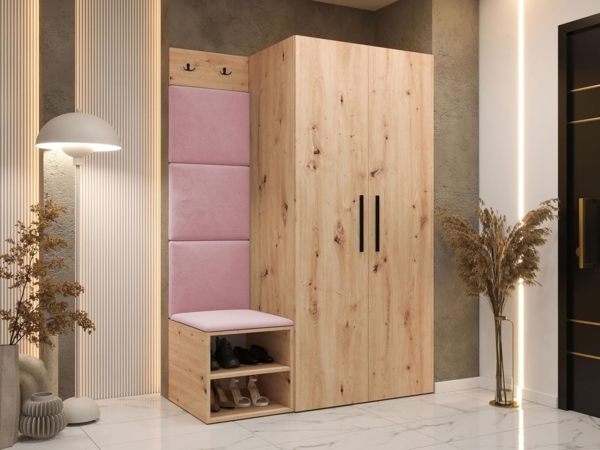 Garderoben-Set Mapreni IV (Farbe: Artisan Eiche, Manila 09) Bild 2