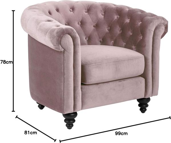 Sessel CHARLIETOWN, dusty rose Bild 3