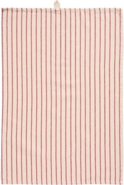 Ib Laursen Geschirrtuch Ib Laursen Geschirrtuch Holly Streifen Rot (50x70cm)