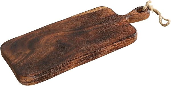 Auswahl - Zassenhaus Servierbrett Servierplatte Schneidebrett Vesperbrett Akazie Griff-Servierbrett 46cm