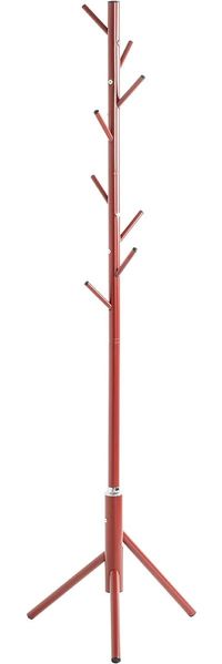 HAKU Möbel Garderobenständer, Metall, rot, T 48 x B 48 x H 173 cm