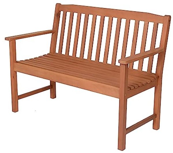 Gartenbank King 2-Sitzer Eukalyptusholz Natur