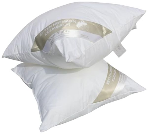 2 Stück Hofmanns Basic Allergiker Kopfkissen Nackenkissen 40x40 waschbar 200g
