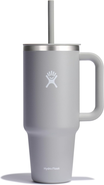 Hydro Flask Thermobecher All Around Travel Tumbler in den Größen 24 oz/ 32 oz / 40 oz, 1-tlg, Edelstahl, Thermo Cup mit Strohhalm