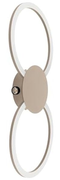 Eglo LED Wandleuchte Venticello sandfarben 66 x 30 cm warmweiß