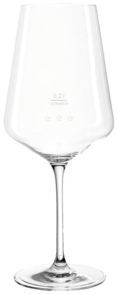 Leonardo PUCCINI Rotweinglas 0,2 l geeicht 6er Set "Gastro-Edition"