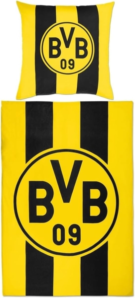 BVB Bettwäsche BVB Bettwäsche Blockstreifen 135 x 200 cm, 100 % Baumwolle, 2 teilig