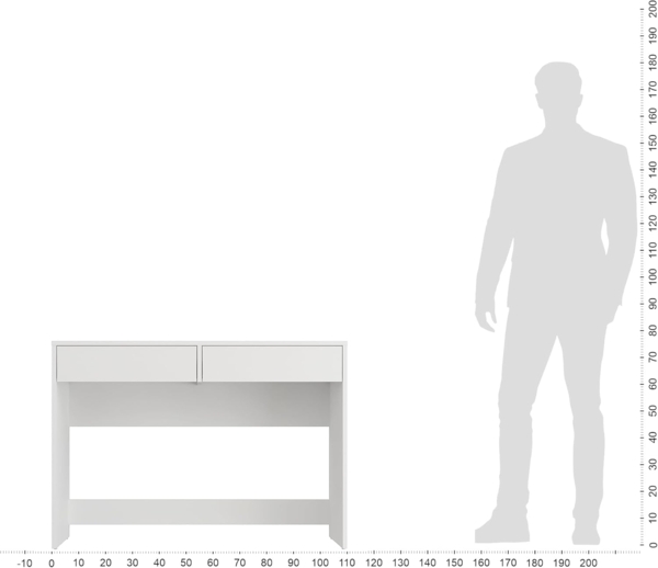 KOMTO Schreibtisch KOMTO Desk NOVA Serie – Schreibtisch mit 2 Schubladen, Stauraum Bild 9