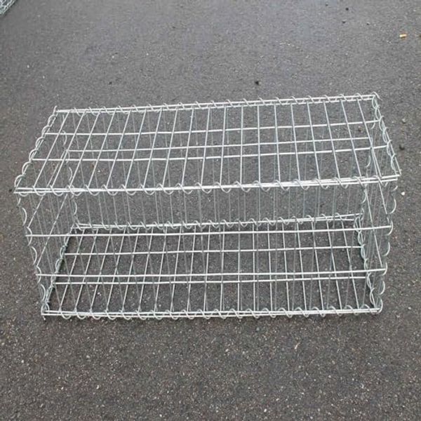 Gabione Mauersteinkorb Metallkorb 100x30x30 cm Sichtschutz Steinkorb TopMulti