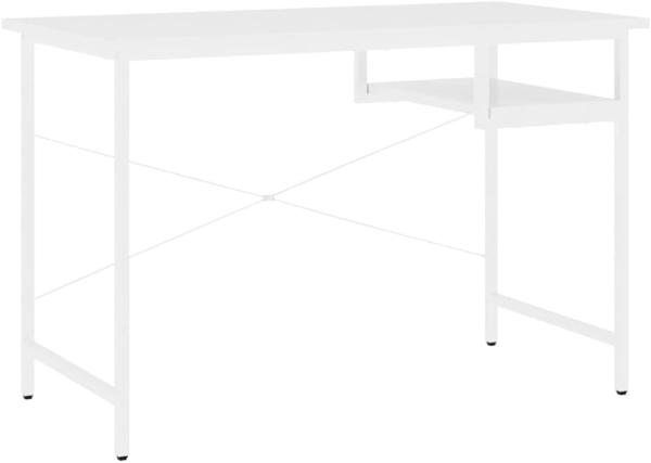 vidaXL Computertisch Weiß 105 x 55 x 72 cm MDF und Metall [20543]