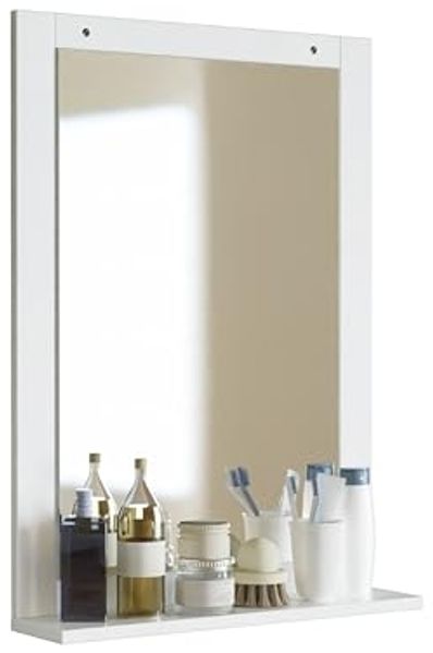VCM Badmöbel Spiegel Flonali 922227 Weiß H. 70 x B. 50 x T. 12 cm