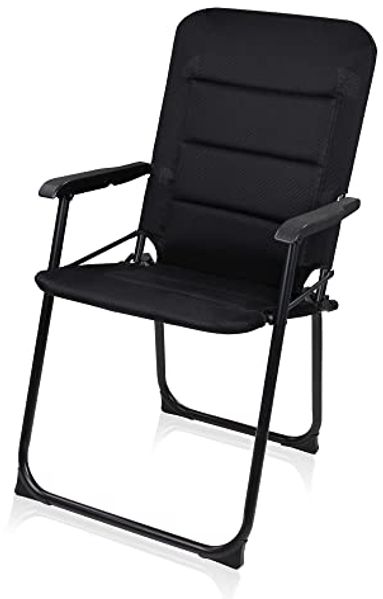 yourGEAR Klappstuhl Campingstuhl Lipari 3D Mesh gepolsterter Klappstuhl Stuhl Gartenstuhl
