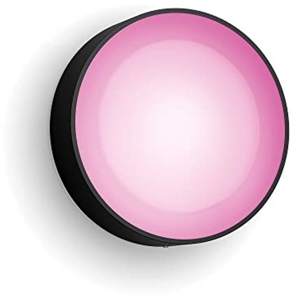 Philips Hue White and Color Ambiance LED Außenwandleuchte Daylo, dimmbar, bis zu 16 Millionen Farben, steuerbar via App, kompatibel mit Amazon Alexa (Echo, Echo Dot), schwarz