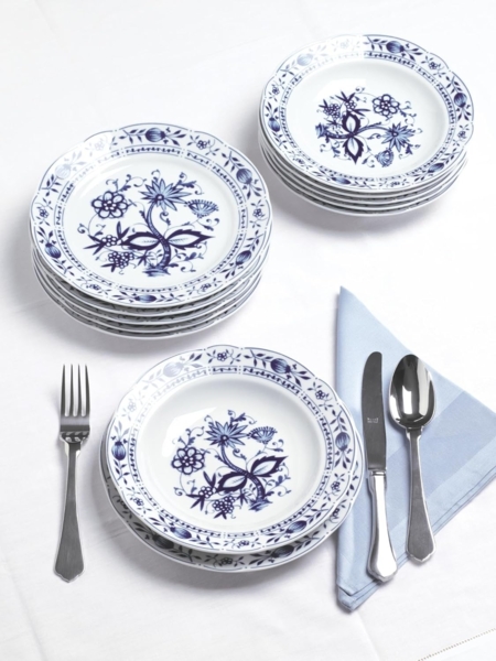 KAHLA Müslischüssel Zwiebelmuster 14 cm, Porzellan, MAde in Germany Bild 3