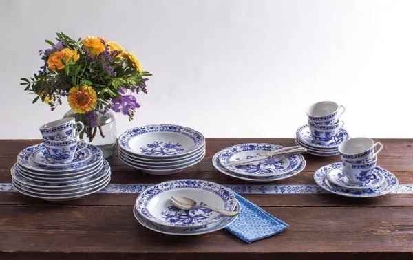 KAHLA Müslischüssel Zwiebelmuster 14 cm, Porzellan, MAde in Germany Bild 5