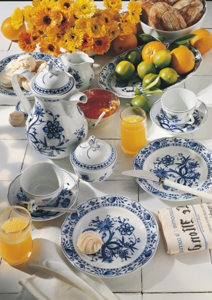 KAHLA Müslischüssel Zwiebelmuster 14 cm, Porzellan, MAde in Germany Bild 2