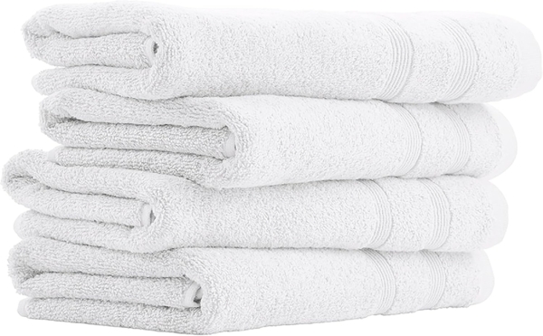 uncover by Schiesser Handtuchset Brooklyn - 4-teilig - 50x100cm - Weiß