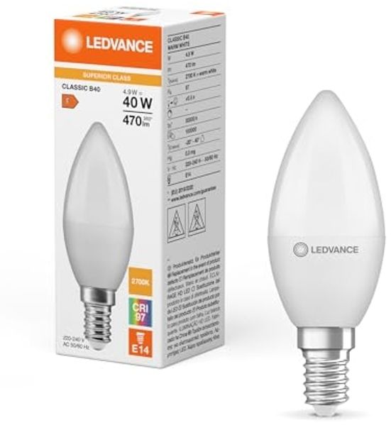 LEDVANCE LED CLASSIC LAMPS FROSTED S 4.9W 927 Frosted E14