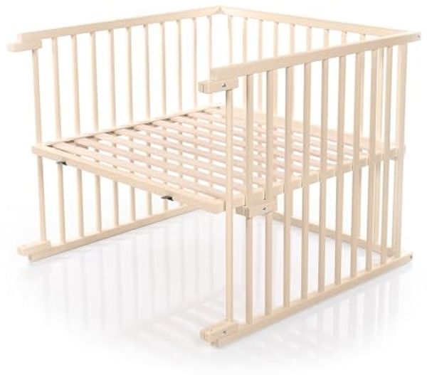 babybay Kinderbett-Umbausatz für babybay Maxi, beige lackiert