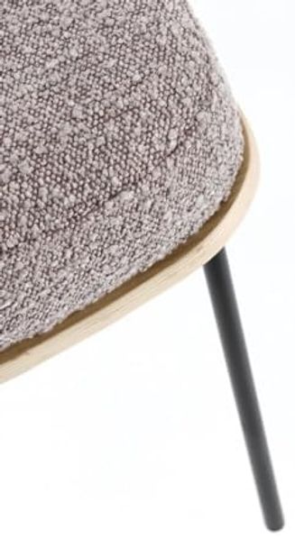 Sessel Emerson aus Boucle-Stoff, modernes Design, skandinavischer Stil, braun, gepolstert Bild 7