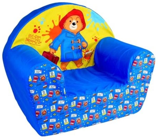 FUN HOUSE Clubsessel für Kinder Paddington aus Schaumstoff | H 42 x B 52 x T 33 cm | Herkunft Frankreich | Kollektion Paddington | Bezug waschbar | Dekoration Kinderzimmer | Geschenkidee ab 12 Monaten