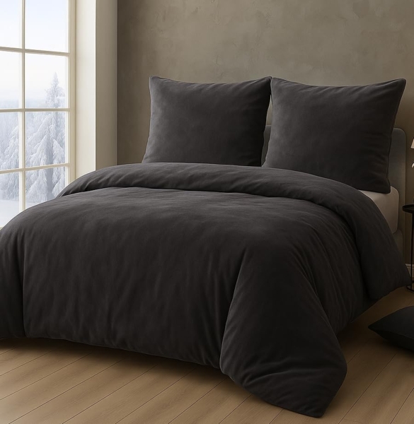 Malika Bettwäsche 200x200 + 2x 80x80 cm Cashmere Touch Bettwäsche, atmungsaktiv, Mikrofaser, 3 teilig, Für Allergiker geeignet, pflegeleicht, angenehm weicher Stoff