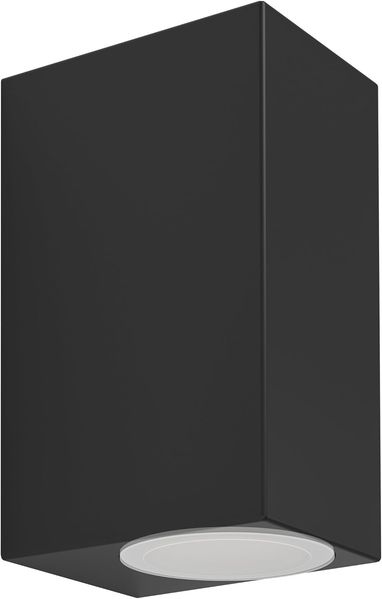 Eglo 900276 Wandleuchte JABAGA Kunststoff schwarz GU10 IP44 2X4,6W L:7cm H:15. 5cm