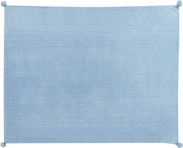 Beliani 'KAWERI' Decke blau, 150 x 200 cm