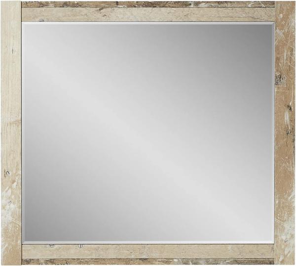 Möbel-Eins RAMINA Spiegel, Material Dekorspanplatte, Used Style braun 79x70 cm