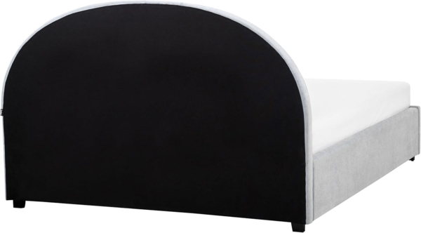 Bett mit Stauraum Stoff VAUCLUSE 160 x 200 cm Hellblau Bild 5