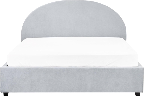 Bett mit Stauraum Stoff VAUCLUSE 160 x 200 cm Hellblau Bild 8