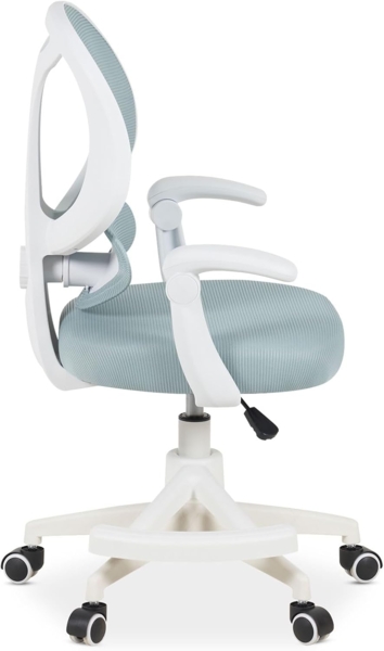 IDIMEX Drehstuhl ISLA, Schreibtischstuhl mit Fußstütze ergonomisch höhenverstellbar Grün Bild 4