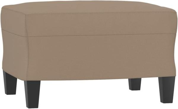 vidaXL Fußhocker Cappuccino-Braun 60 x 50 x 41 cm Kunstleder [349340]