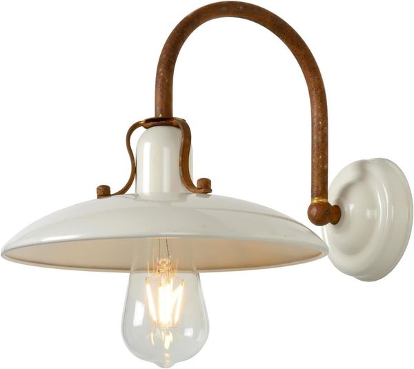 LUCIDE RÖMER - Wandleuchte - 1xE27 - Beige