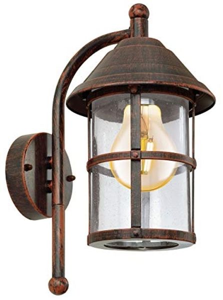 Eglo 90184 Aussenleuchte SAN TELMO antik-braun, L:18cm H:35cm E27 max. 1X40W
